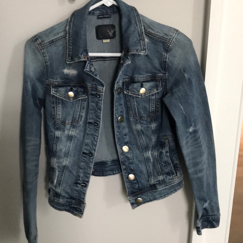 American Eagle super stretch jean jacket